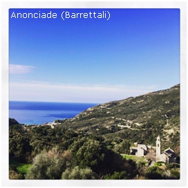 Conchiglio petit village sur la côte ouest du Cap Corse