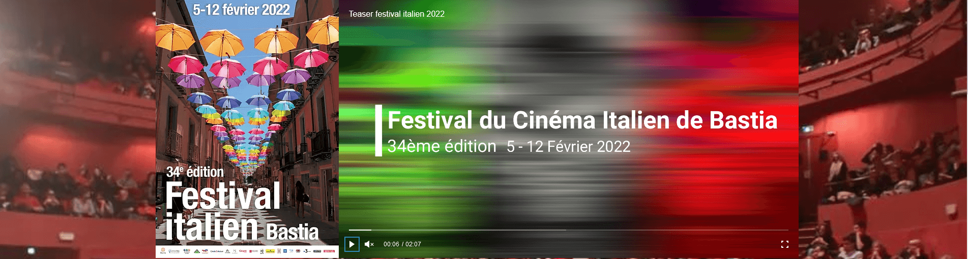 Festival du cinéma italien de Bastia 2022